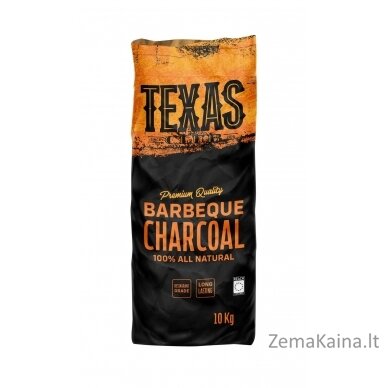 Medžio anglis „Texas Club“ 10 kg (stambios frakcijos)