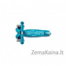 Micro hulajnoga składana Mini DELUXE LED Aqua