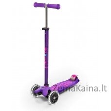 Micro Mobility Maxi Micro Deluxe LED Vaikai Klasikinis paspirtukas Violetinė