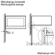 Mikrobangų krosnelė Bosch BFL554MS0