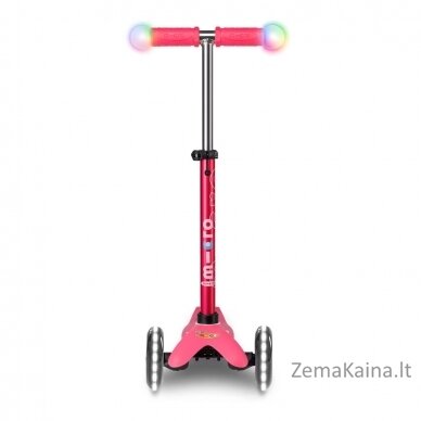 Micro Hulajnoga Mini Deluxe Magic Pink LED 3