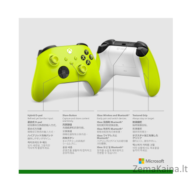 Microsoft Xbox Wireless Controller Electric Volt Green, Mint colour Bluetooth Joystick Analogue / Digital Xbox, Xbox One, Xbox Series S 5