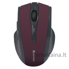 MOUSE DEFENDER ACCURA MM-665 RF MAROON 1600dpi 6P