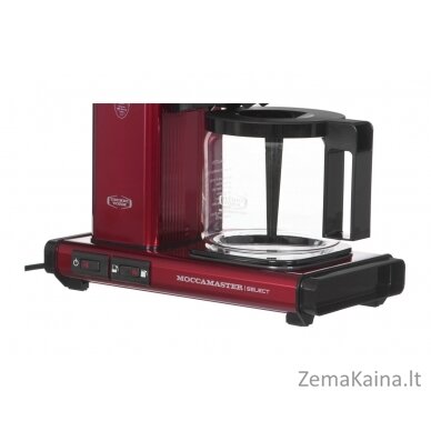 Moccamaster KBG Select metallic red ekspres przelew 3