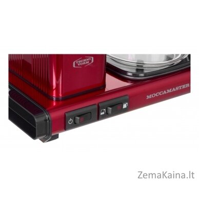 Moccamaster KBG Select metallic red ekspres przelew 7