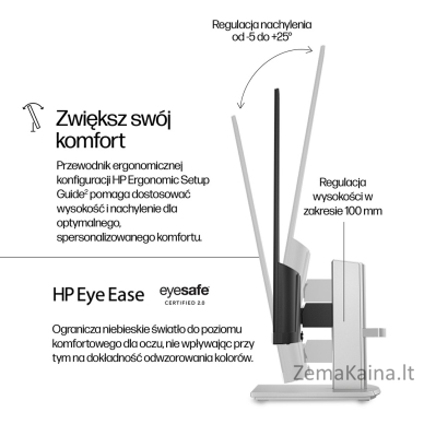 MONITOR HP LED IPS 23,8" 524sh (94C19E9) 100Hz 7