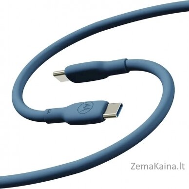 Motorola Silicone Cable C-C 5A 2m, Blue