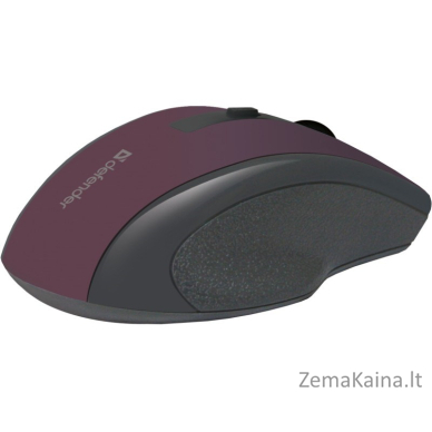 MOUSE DEFENDER ACCURA MM-665 RF MAROON 1600dpi 6P 2