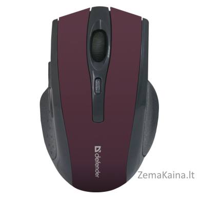 MOUSE DEFENDER ACCURA MM-665 RF MAROON 1600dpi 6P 1