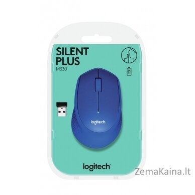 MOUSE LOGITECH M330 SILENT PLUS BLUE 5