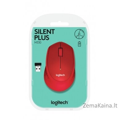 Mouse Logitech M330 Silent Plus Red 5