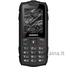 Mygtukinis telefonas MyPhone Hammer Rock Dual Black