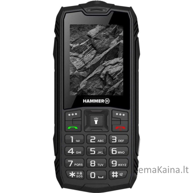 Mygtukinis telefonas MyPhone Hammer Rock Dual Black