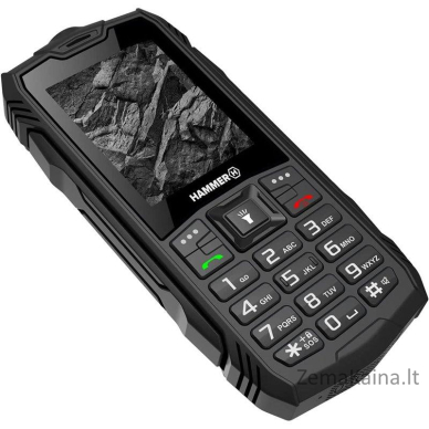 Mygtukinis telefonas MyPhone Hammer Rock Dual Black 3