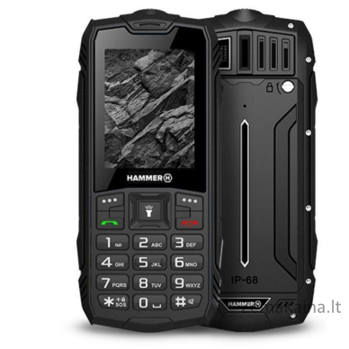 Mygtukinis telefonas MyPhone Hammer Rock Dual Black 5