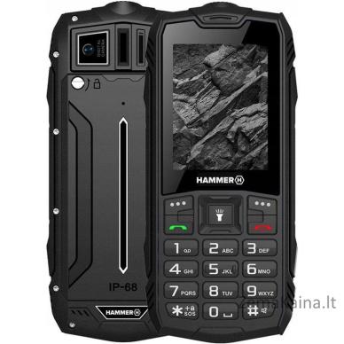 Mygtukinis telefonas MyPhone Hammer Rock Dual Black 6