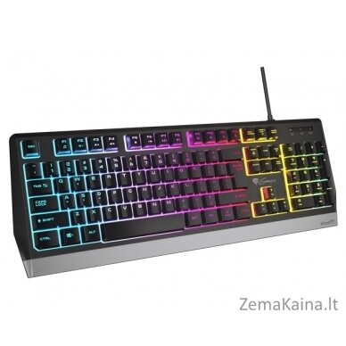 Natec GENESIS Rhod 300 RGB US Žaidimų klaviatūra USB Juoda 2