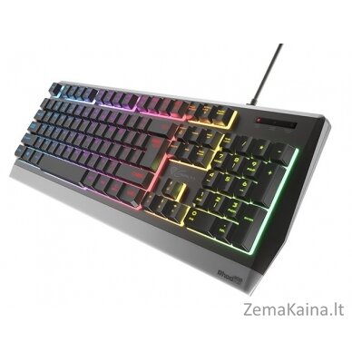 Natec GENESIS Rhod 300 RGB US Žaidimų klaviatūra USB Juoda 7