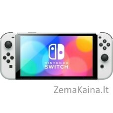 Nintendo Switch OLED White + Super Mario Bros Wonder + 12 mėnesių NSO (NSH086)