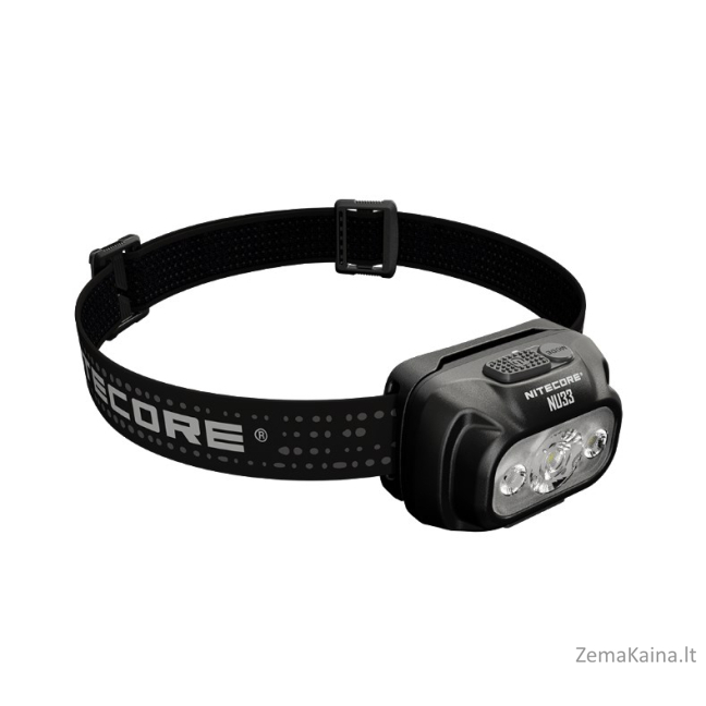 Nitecore NU33 Juoda Ant galvos tvirtinamas žibintuvėlis LED 1
