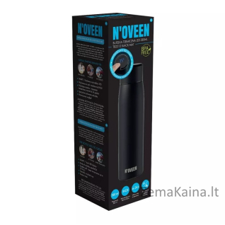 N'oveen TB2210 termo buteliukas 380 ml LED Juoda