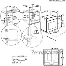 Orkaitė AEG  BSK999330T