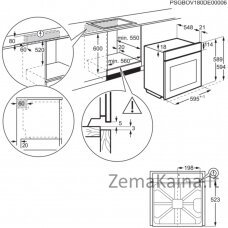 Orkaitė Electrolux KOAAS31WX