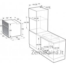 Orkaitė Gorenje BPS6737E04DBG