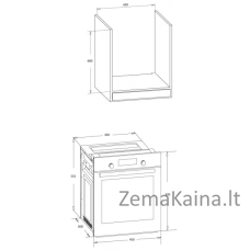 Orkaitė MPM MPM-45-BO-23C