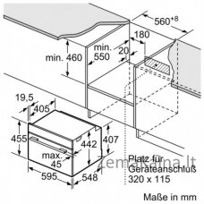 Orkaitė Siemens CM633GBW1