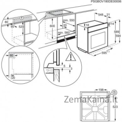 Orkaitė Electrolux EOD5F71X