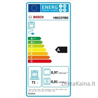 Orkaitė Bosch HBG5370B0 4