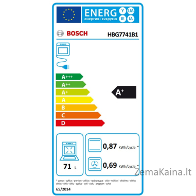 Orkaitė BOSCH HBG7741B1 11