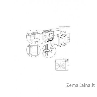 Orkaitė Electrolux EOE7C31Z 2