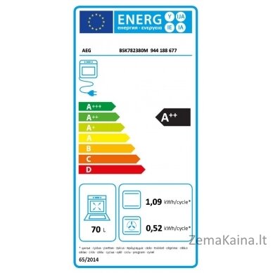Orkaitė AEG BSK782380M 7