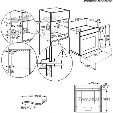 Orkaitė AEG  BSK999330T 1