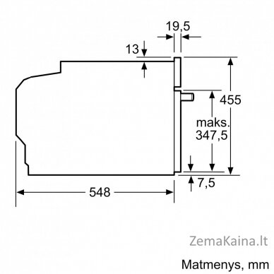 orkaitė Bosch CMG7241B1S 6