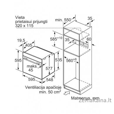 Orkaitė Bosch HRG8769C7 2