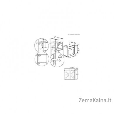 Orkaitė Electrolux COE7P31B 1