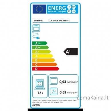 Orkaitė Electrolux COE7P31B 2