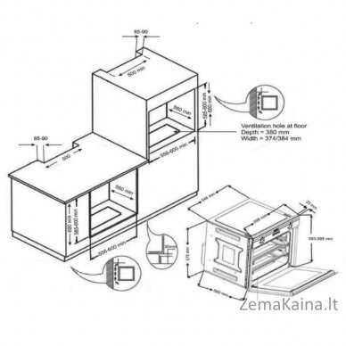 Orkaitė Freggia OEHM611B 2