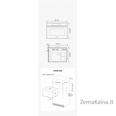 Orkaitė Samsung NQ5B4553FBS 2