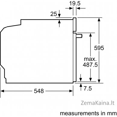 Orkaitė Siemens HR538ABS1 4