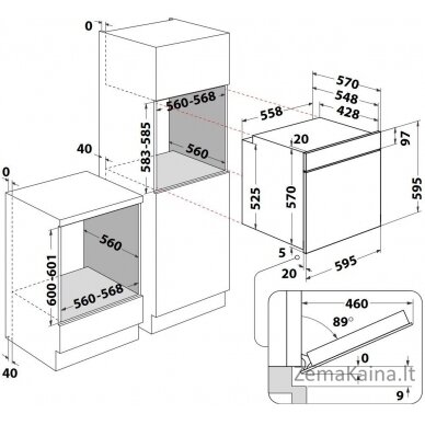 Orkaitė Whirlpool OMK58CU1SB 5