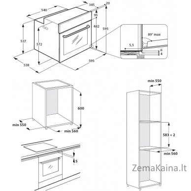 Orkaitė Whirlpool W7 OM4 4S1 P BL 2