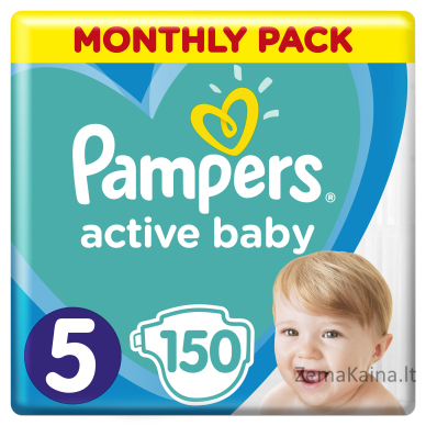 Pampers 5  Active-Baby Monthly Box 150 pc(s)