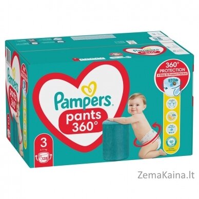 Pampers Pants Boy/Girl 3 128 pc(s) 1