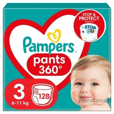 Pampers Pants Boy/Girl 3 128 pc(s) 1