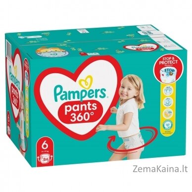 Pampers Pants Boy/Girl 6 84 pc(s) 3