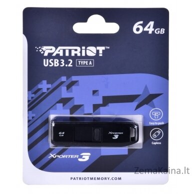 PARTIOT FLASHDRIVE Xporter 3 64GB Type A USB3.2 1